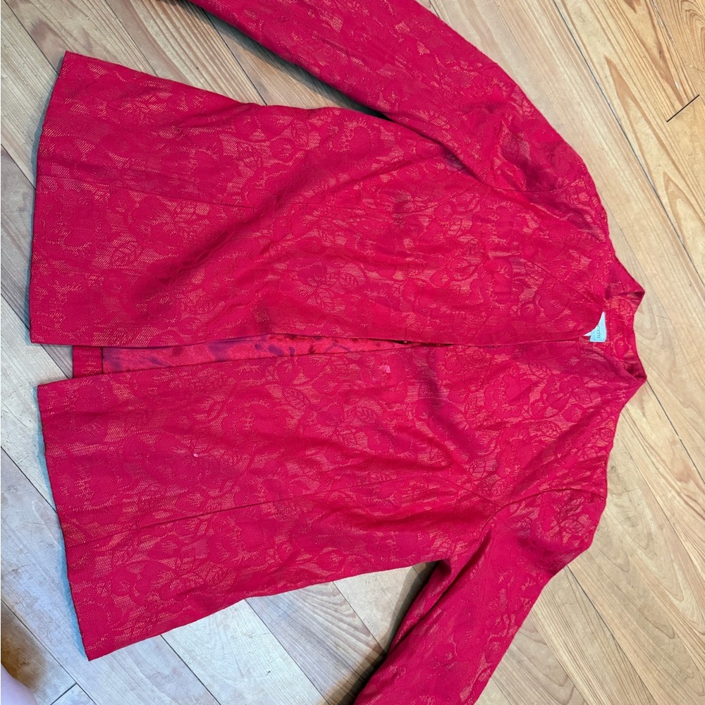 Chico's Vibrant Red Jacket